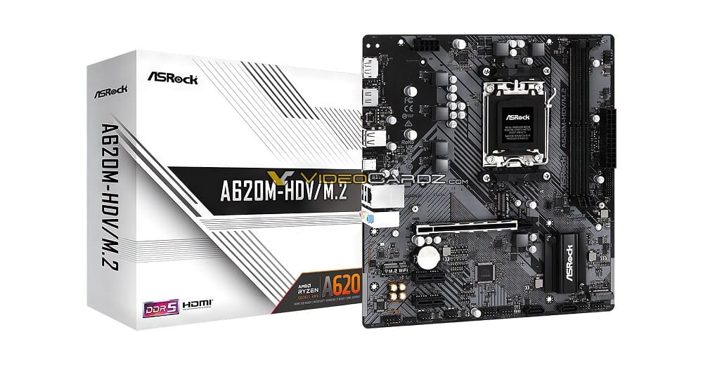 Presentada la primera placa base de gama baja AMD A620