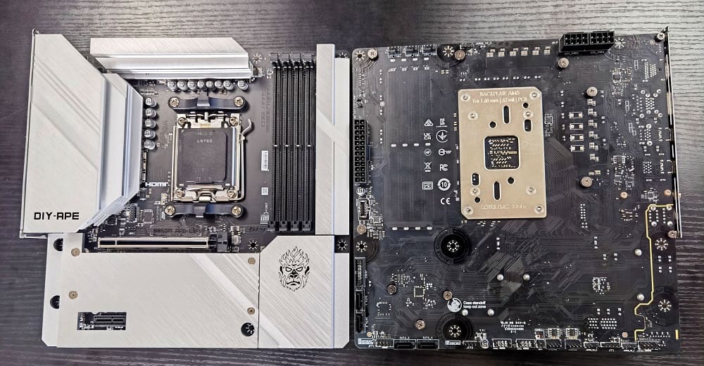 MSI prepara placas base AMD B650 "DIY-APE" con conectores en la parte posterior