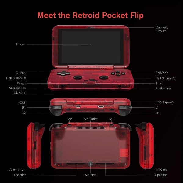 Retroid Pocket Flip: Se confirman fecha de lanzamiento, precio y especificaciones de la nueva consola portátil retro