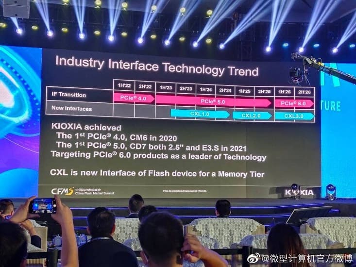 Kioxia presenta sus planes para una unidad SSD PCIe Gen 5 x4 para empresas con capacidad para 13,5 GB/s
