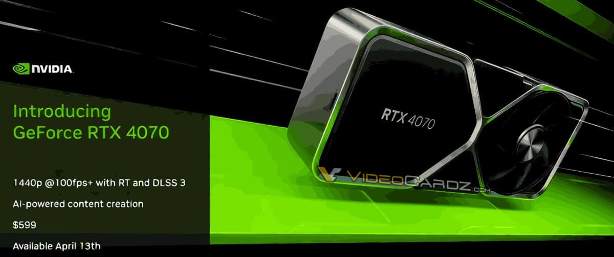 NVIDIA afirma que las RTX 4070 y RTX 3080 ofrecen el mismo rendimiento con DLSS 2