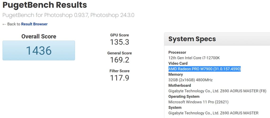 Avistada la nueva GPU AMD Radeon Pro W7900