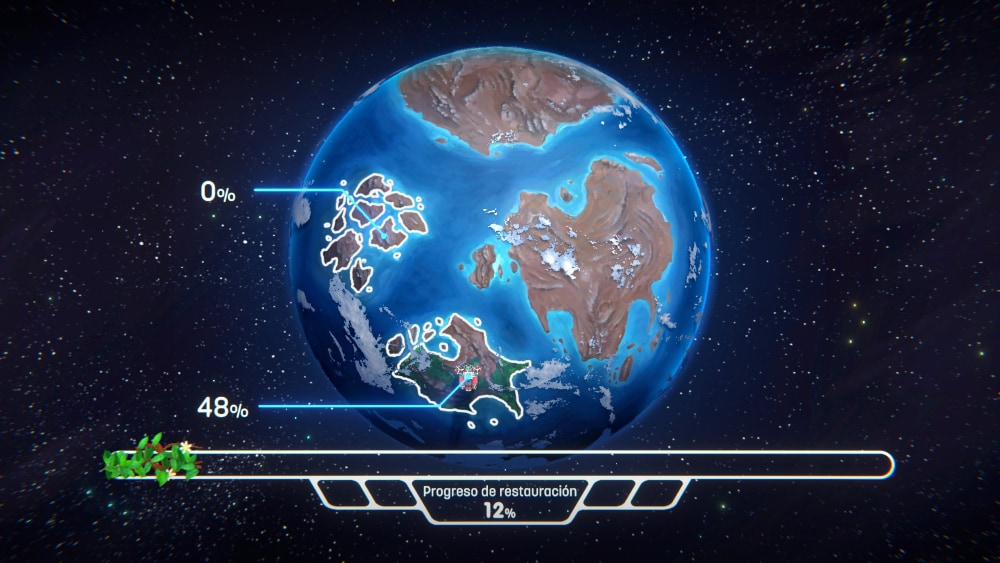 Captura del progreso de los diferentes niveles de Terra NIl