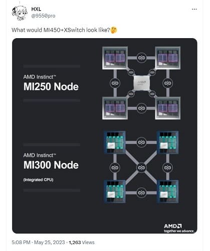 Un correo electrónico filtrado revela que los aceleradores AMD Instinct MI450 incorporarán una nueva interconexión XSwitch