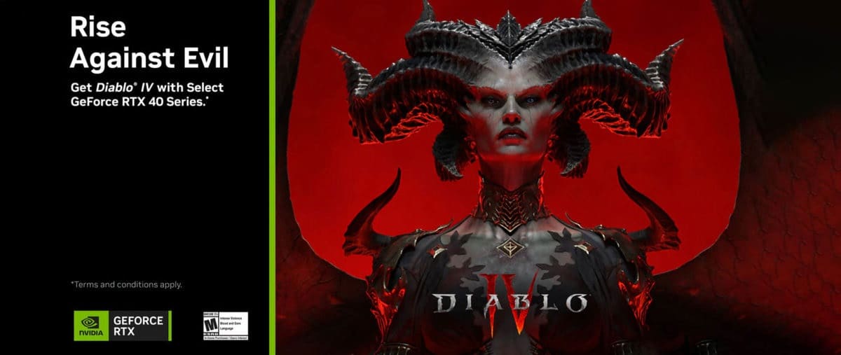 NVIDIA incluye Diablo IV con las GeForce RTX 40