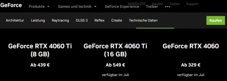 La RTX 4060 Ti cae 20€ por debajo del PVPR en Alemania, solo cuatro horas después de su lanzamiento