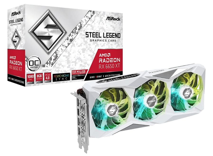 ASRock también lanza la Radeon RX 6650 XT Steel Legend