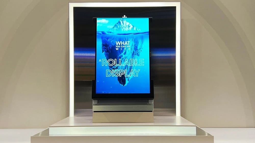 Samsung presenta un panel OLED enrollable de 12,4 pulgadas