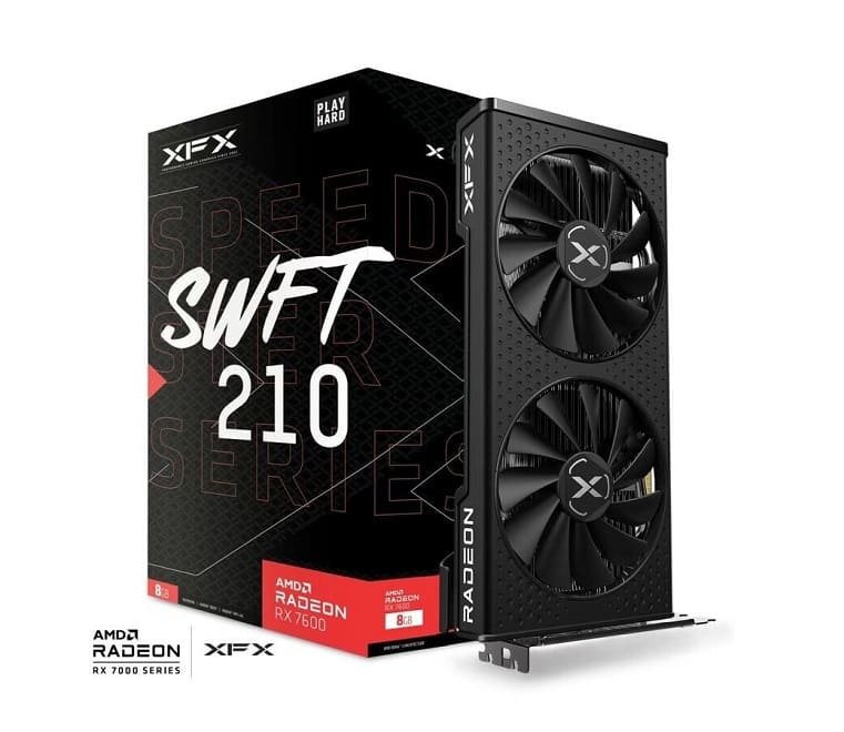 XFX presenta las tarjetas gráficas Radeon RX 7600 Speedster QICK 308 y SWFT 210