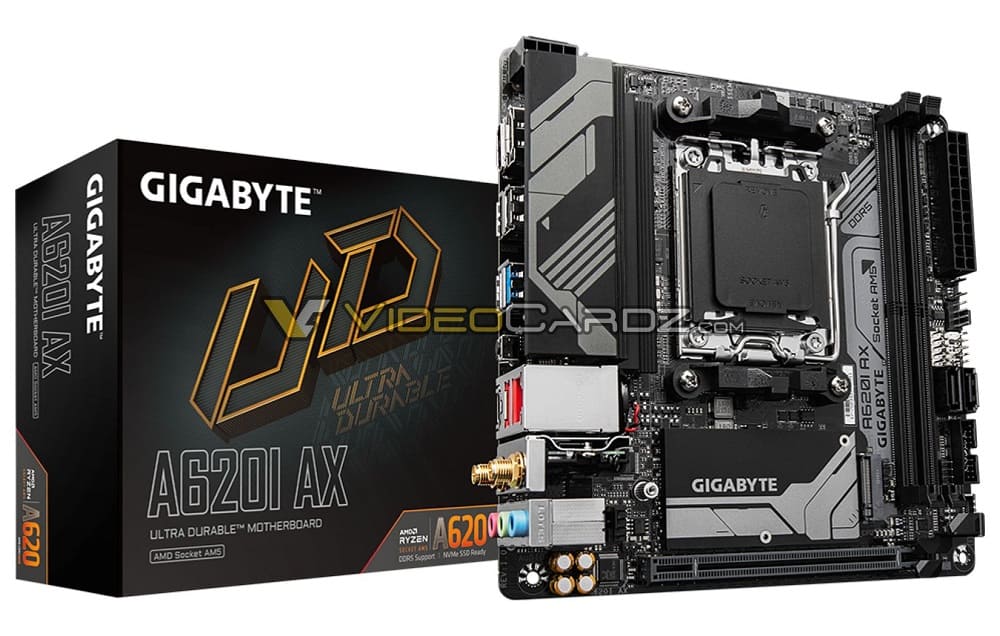 Gigabyte lanzará la primera placa base Mini-ITX AMD A620