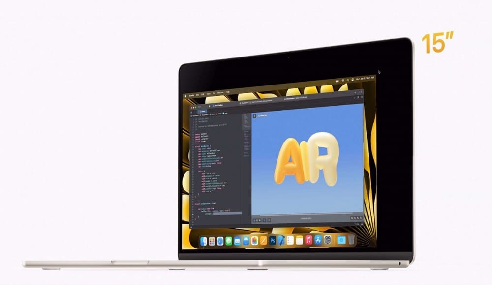 Apple presenta el MacBook Air de 15 pulgadas con procesador M2