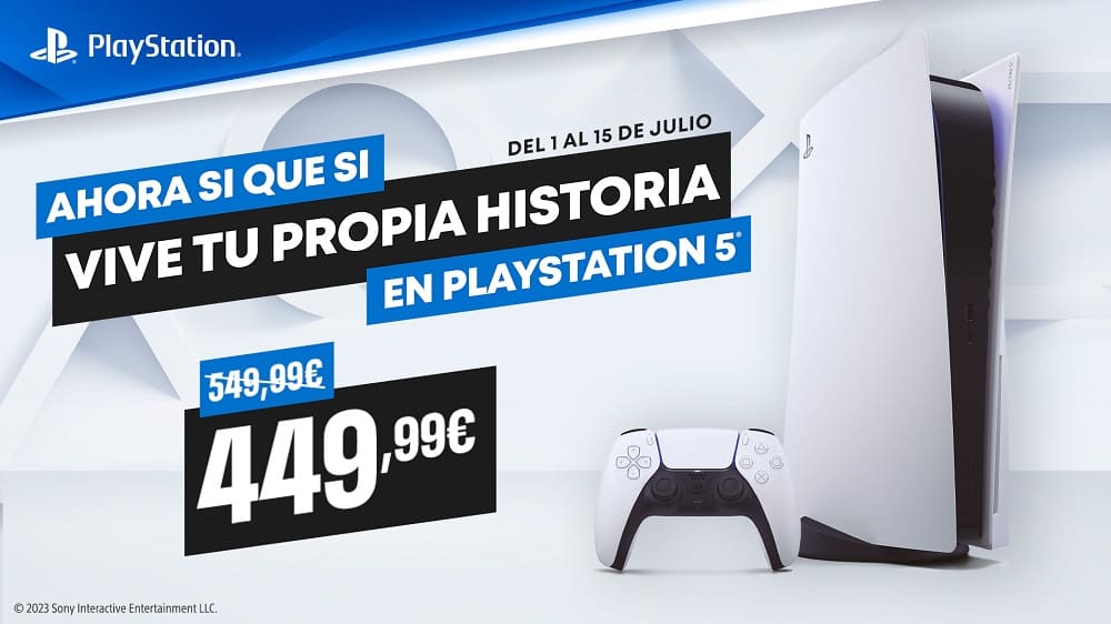 PS5 inicia el verano con una rebaja temporal de 100€ sobre su precio habitual