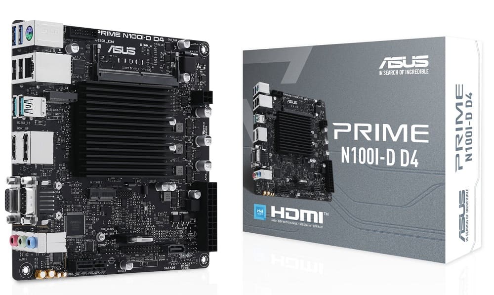 ASUS prepara una placa base Mini-ITX con procesador Intel N100
