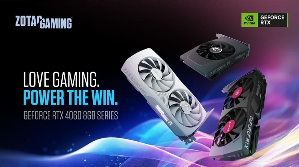 ZOTAC Gaming anuncia la línea de la serie GeForce RTX 4060 de 8 GB impulsada por la arquitectura Ada Lovelace de NVIDIA