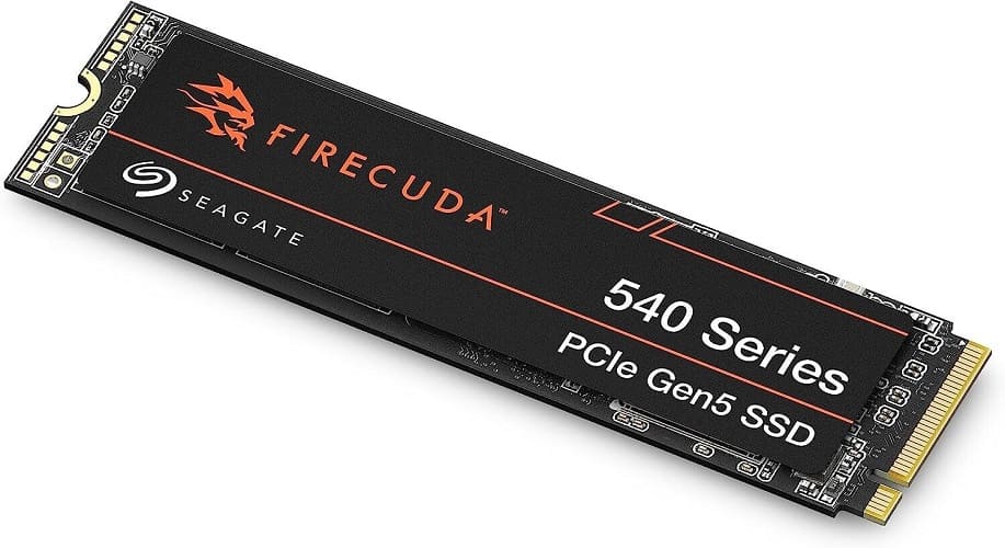 El próximo SSD NVMe PCIe 5.0 Seagate FireCuda 540 ya está disponible para su reserva