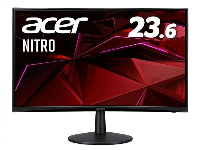 Acer presenta 3 modelos de monitores gaming LCD curvos NITRO con un panel VA de 1500R de curvatura