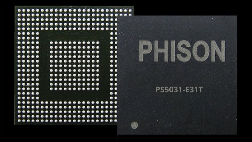 Phison presenta los nuevos controladores SSD E31T y E27T con unas velocidades impresionantes