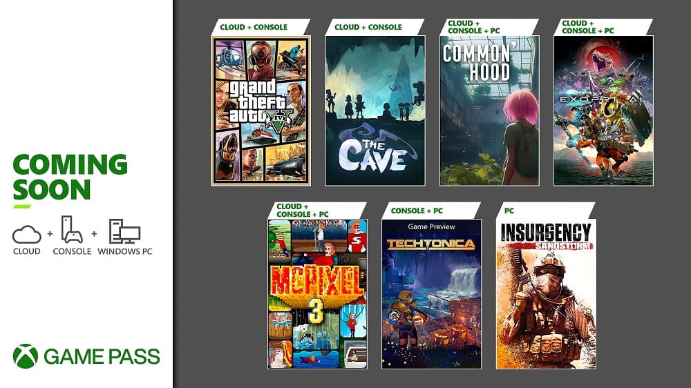 Próximamente Xbox Game Pass 5.7.23 portada