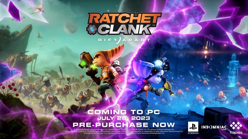 Ratchet & Clank Rift Apart portada