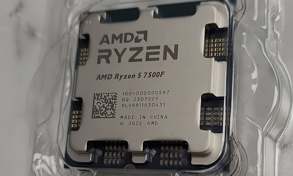 AMD afirma que la disponibilidad del Ryzen 5 7500F fuera de China es exclusivamente a través de integradores de sistemas