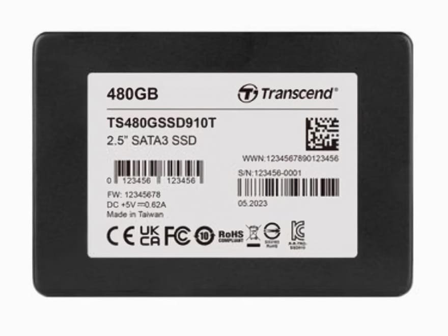 Transcend SSD910T: SSD SATA 3.0 para empresas con capacidad de escritura de 1.320 TBW