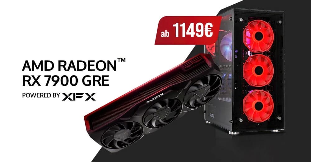 AMD Radeon RX 7900 GRE ya está disponible en Alemania a través del primer integrador de sistemas