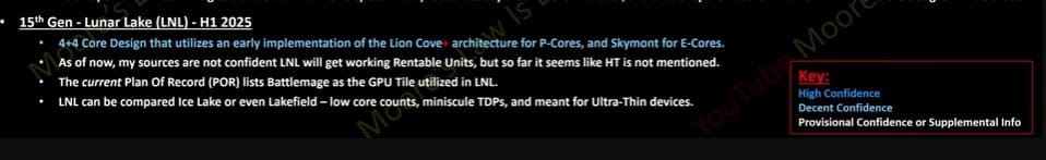 Se filtra la arquitectura Intel Lunar Lake de 15ª generación con núcleos P Lion Cove+, iGPU Xe2 y posible ausencia de Hyperthreading