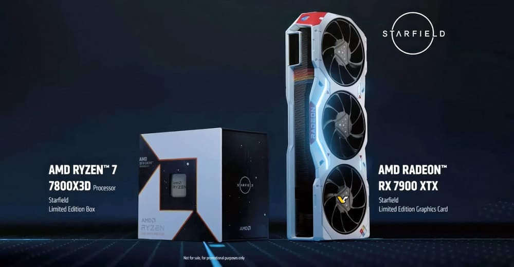 AMD presenta la Radeon RX 7900 XTX y el Ryzen 7 7800X3D Starfield Limited Edition