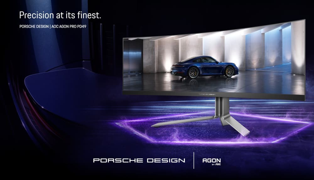 Porsche Design y AGON by AOC presentan el monitor gaming Curvo PD49
