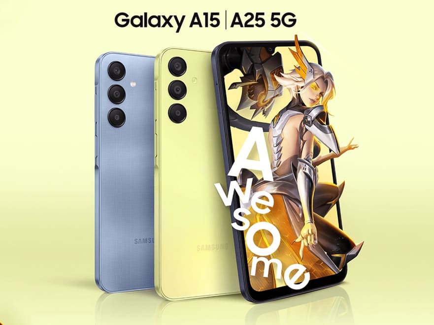 Samsung anuncia los nuevos smartphones Galaxy A15, A15 5G y Galaxy A25 5G
