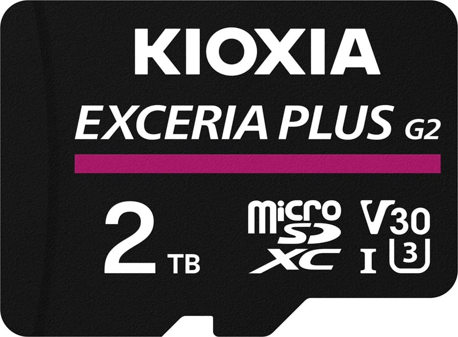 KIOXIA lanza una tarjeta de memoria microSDXC de 2 TB