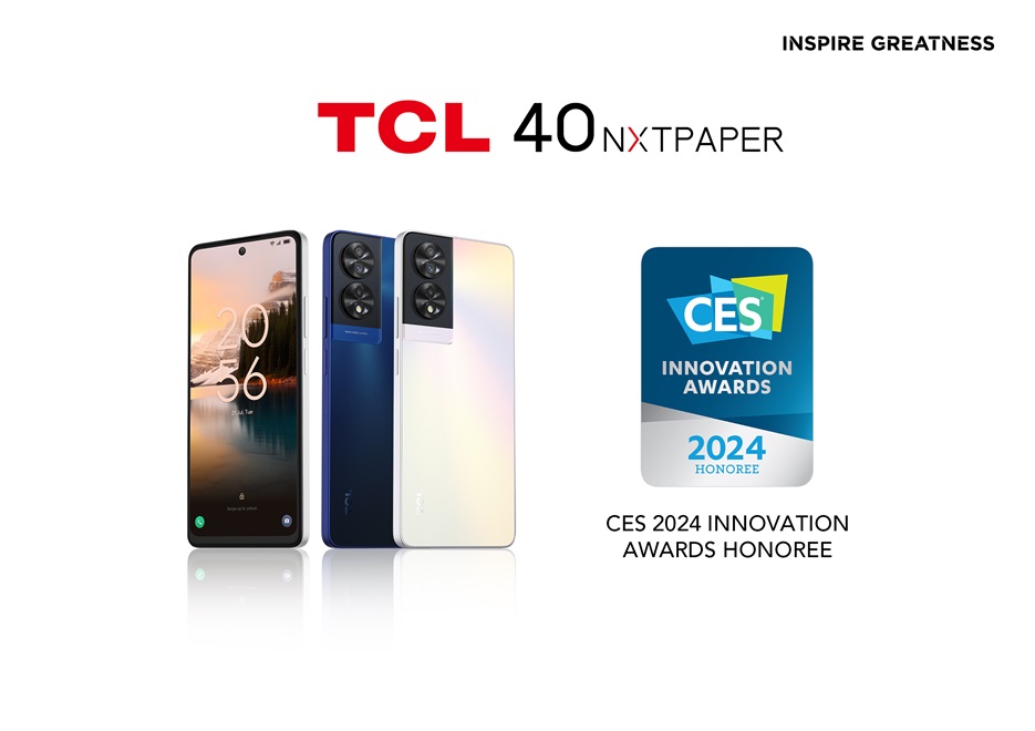 CES 2024 – Premio a la Innovación Dispositivos Móviles TCL 40 NXTPAPER