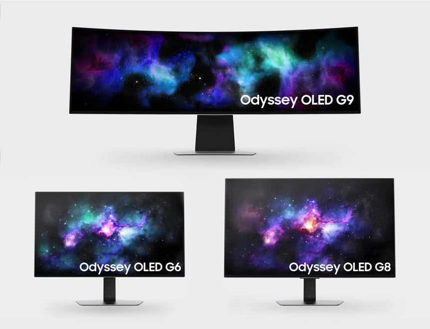 Samsung amplía su gama de monitores Odyssey para gaming con nuevos modelos OLED en CES 2024