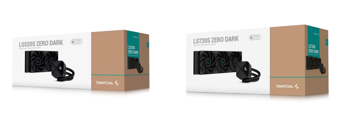 DeepCool revela los refrigeradores LS520/720S ZERO DARK AIO: Deja que la oscuridad tome el control