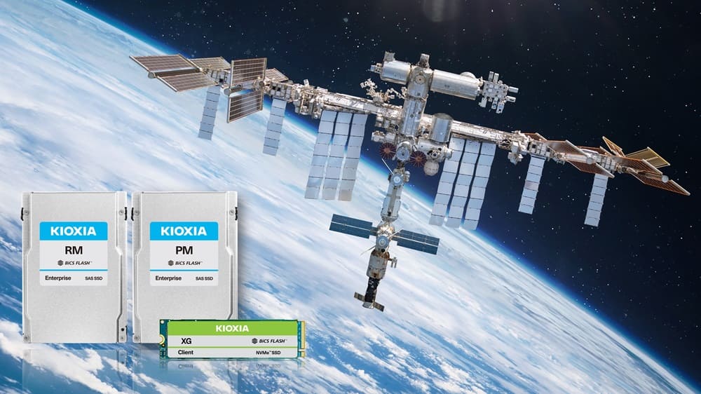 KIOXIA colabora con servidores empresariales de Hewlett Packard en un lanzamiento espacial destinado a la Estación Espacial Internacional