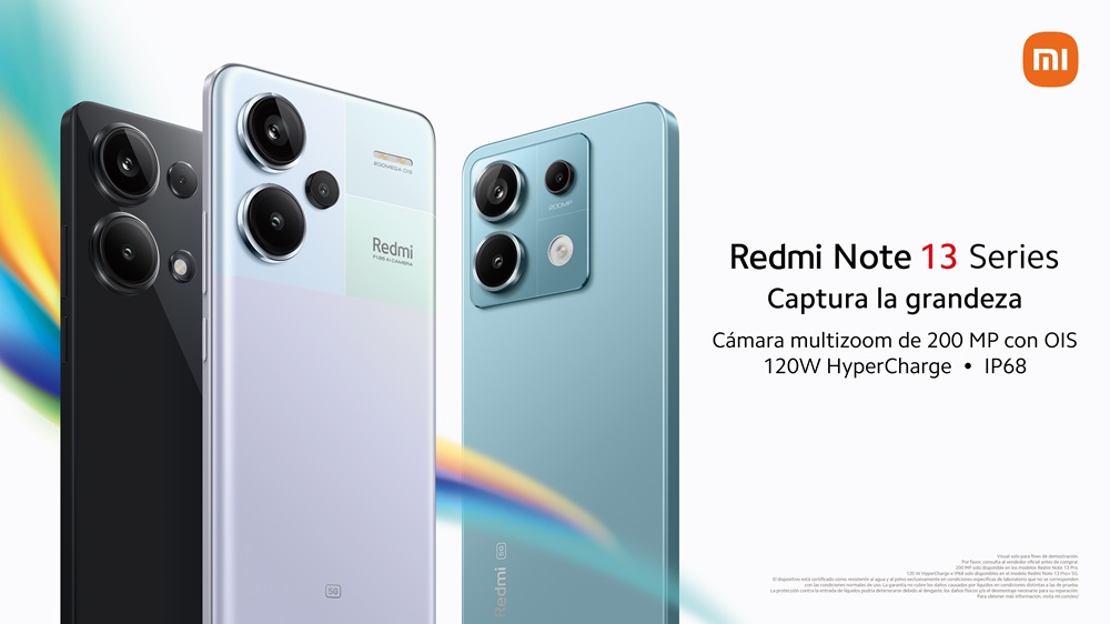 Redmi Note 13 Series llega cargada de innovación y diseño a la web oficial de Xiaomi