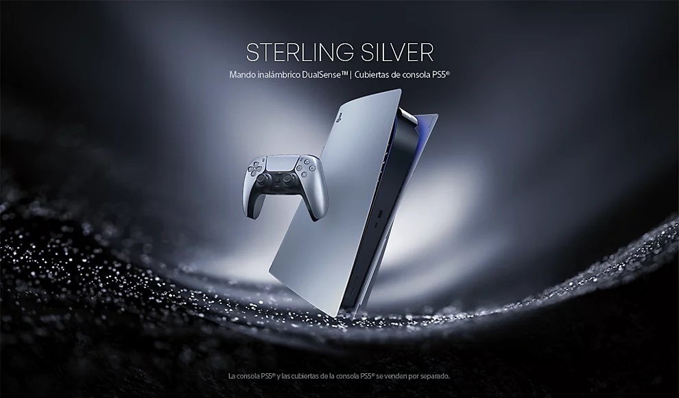 Ya a la venta el modelo Sterling Silver de la nueva colección Deep Earth de DualSense y cubiertas para PS5