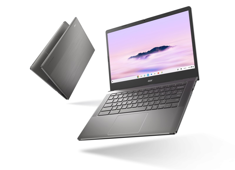 Acer amplía la línea de portátiles Chromebook Plus con un nuevo modelo de 14 pulgadas con procesadores Intel Core