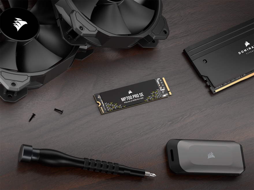Corsair lleva el rendimiento de las SSD al siguiente nivel con las SSD MP700 PRO SE PCIe 5.0 x4 M.2