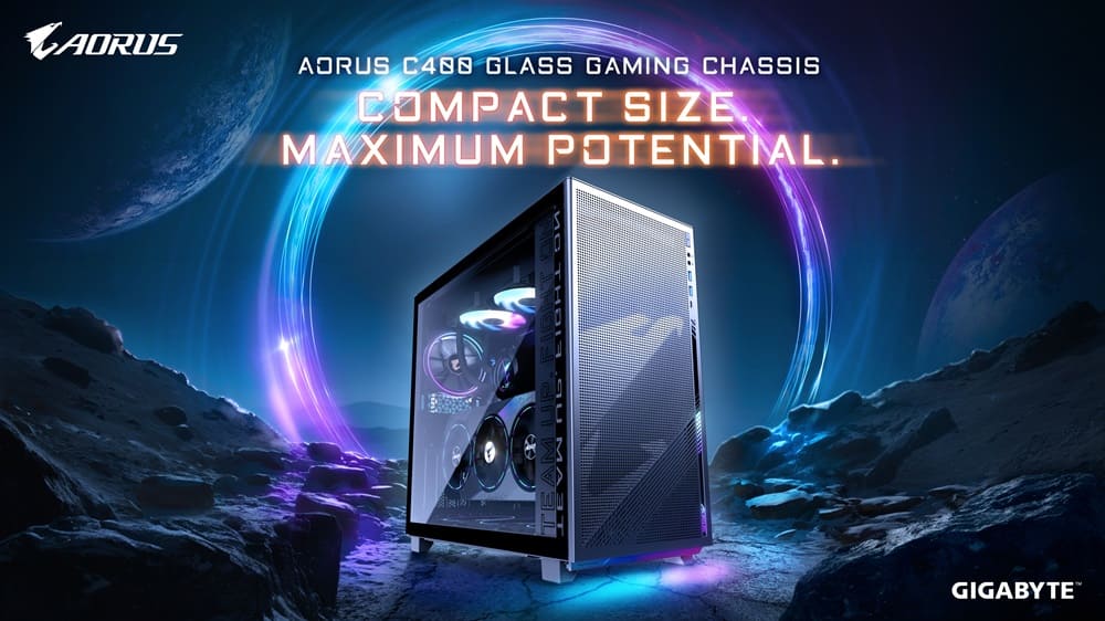AORUS C400 GLASS portada