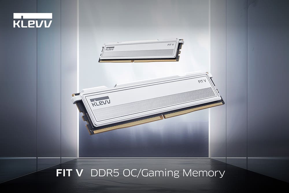 KLEVV lanza su nueva memoria DDR5 FIT V para gaming y overclocking