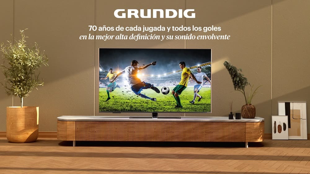 Grundig presenta sus televisores Google TV para disfrutar de los grandes eventos deportivos