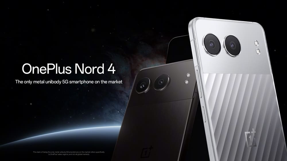 OnePlus Nord 4 – Mercurial Silver and Obsidian Midnight