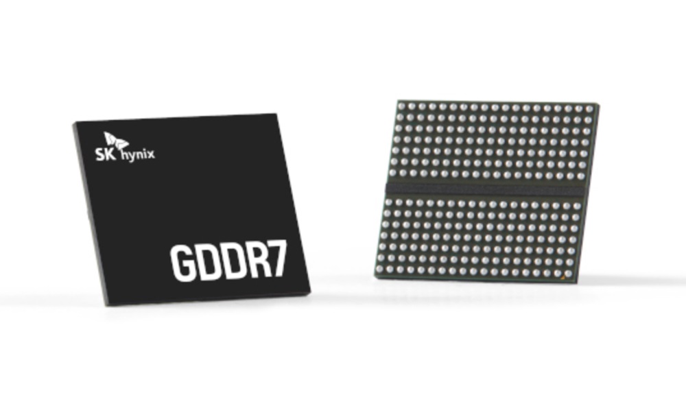 SK Hynix presenta su memoria DRAM GDDR7, con una velocidad un 60% superior a la de su predecesora, 32 Gbps