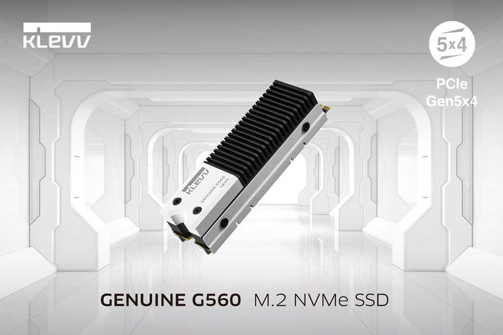 KLEVV lanza el SSD ultrarápido GENUINE G560 PCIe Gen5 y CRAS C715 PCIe Gen3 Refresh