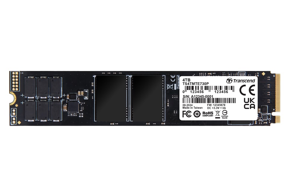 MTE730P: nuevo SSD Industrial PCIe M.2 22110 de Transcend con Power Loss Protection