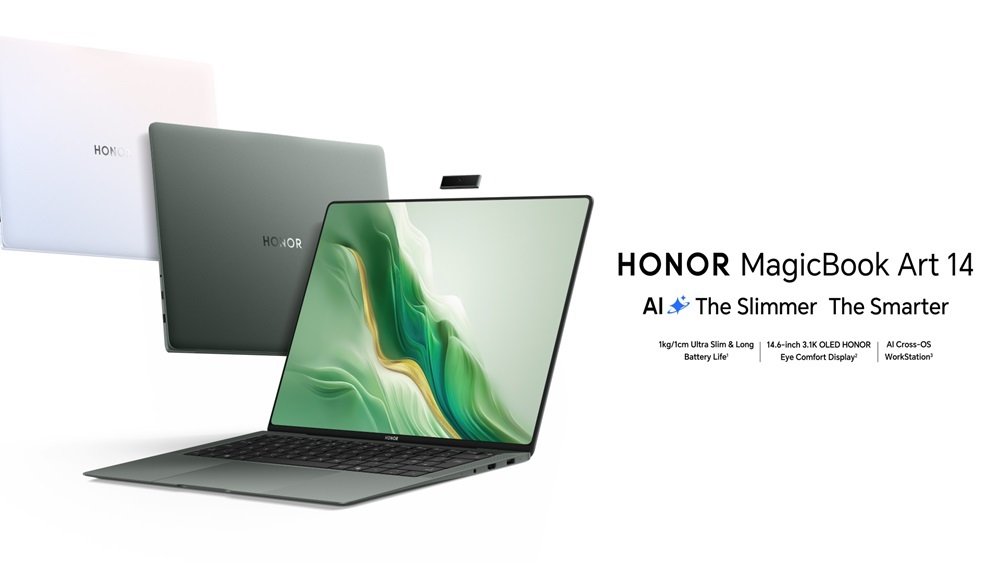 Honor MagicBook Art 14: se anuncia un modelo con procesador Intel Meteor Lake y pantalla OLED