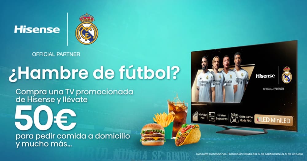 Hisense lanza una nueva promoción para saborear las noches de fútbol