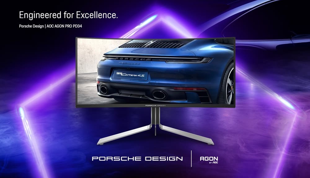 Porsche Design y AGON by AOC presentan el monitor para gaming PD34