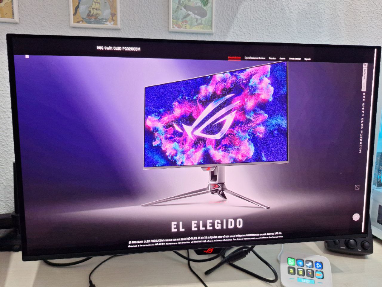 Análisis Asus ROG Strix PG32UCDM – El OLED sigue siendo el rey